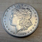1884 Morgan Silver Dollar $1 Coin E Pluribus Unum 0.9 Fineness