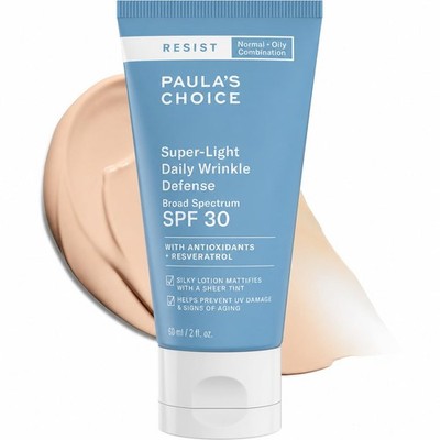 Paula'S Choice RESIST Super-Light Daily Wrinkle Defense Mineral Sunscreen, SPF 3