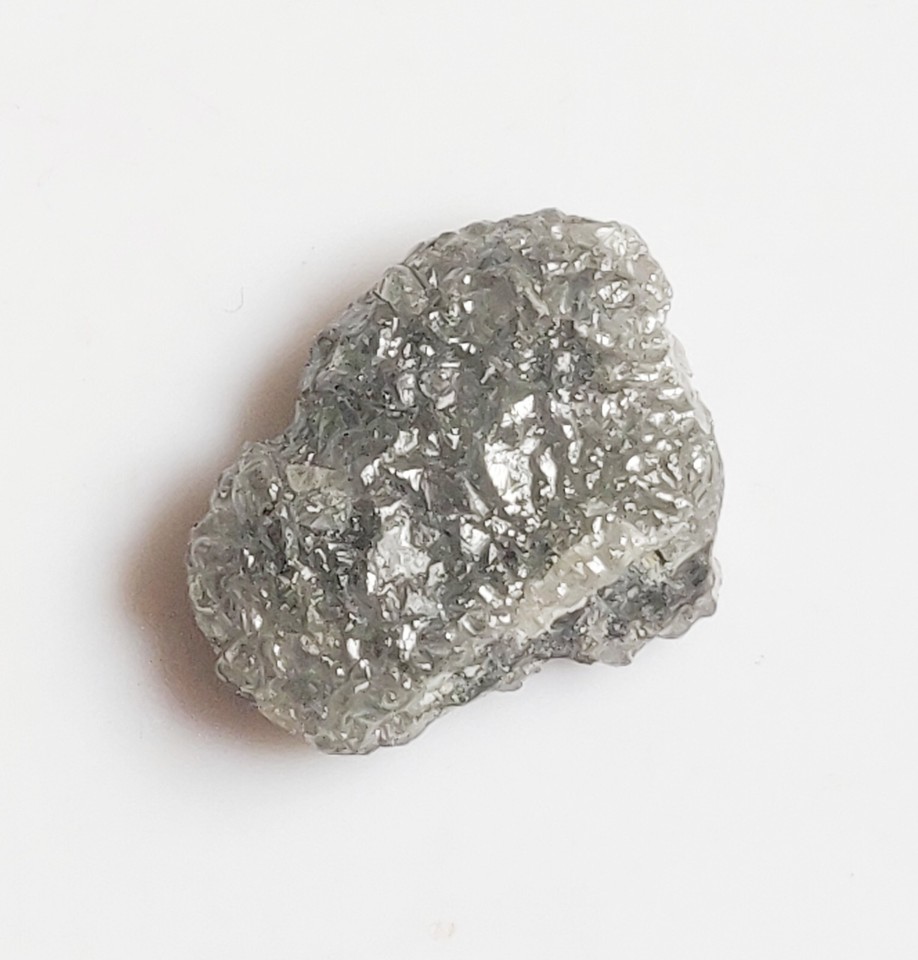 11.61 Ct Natural Loose Rough Diamond Silver Grey Color African Rough ...