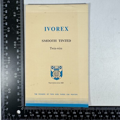 Ivorex Smooth Tinted Twin-Wire Card Paper Sample Book