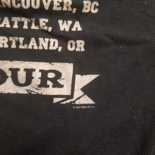 Vintage Stray Cats Tour Tee Band Concert Tee Shirt 2007 Rockabilly Setzer XXL 2X - Picture 12 of 12