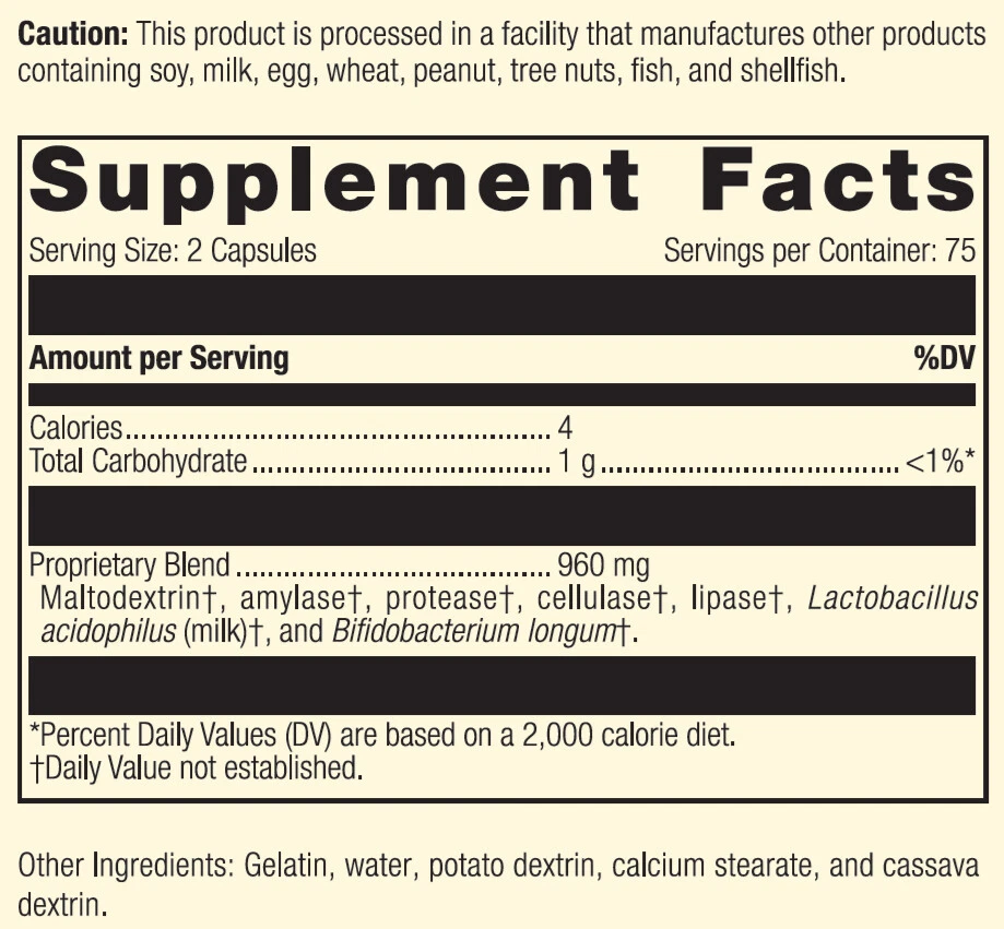 Standard Process - Lact-Enz - 150 Capsules - Image 4 of 4