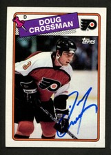 Doug Crossman #197 signed autograph auto 1988-89 Topps Hockey Trading Card