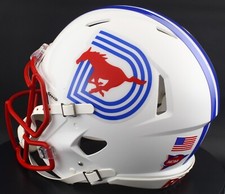 SMU MUSTANGS NCAA Riddell Speed Full Size AUTHENTIC Football Helmet