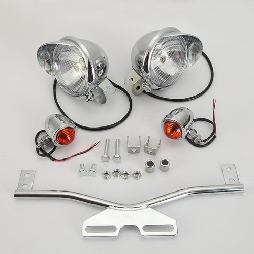 Passing Turn Signals Lights Bar For Honda Shadow Spirit ACE VT VLX 600 750 1100 - Picture 9 of 11