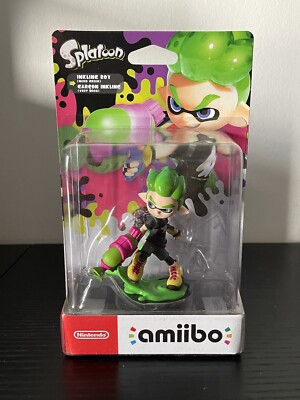 Nintendo Amiibo - Inkling Boy Neon Green - Splatoon - Neu & OVP - Selten - Rare