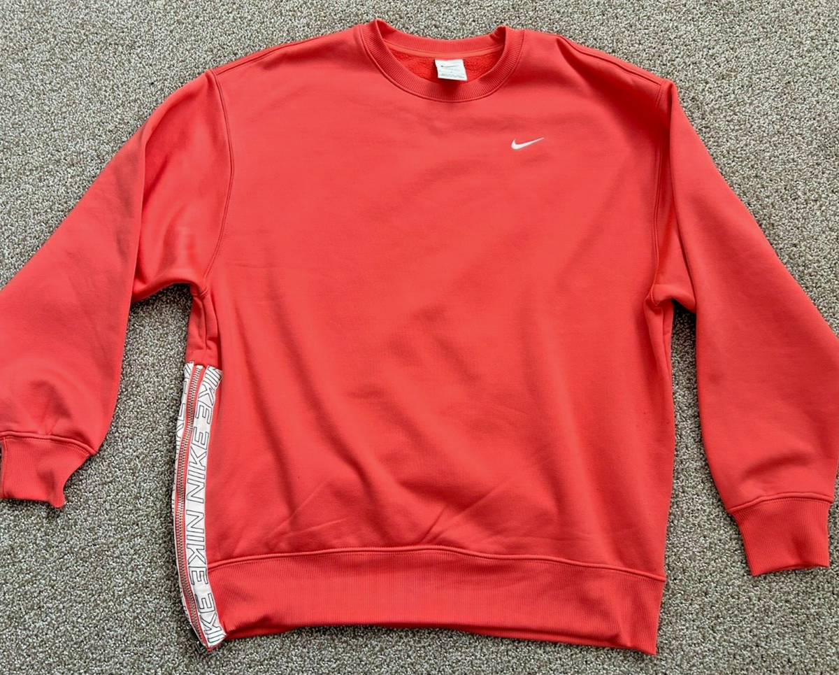 coral nike crewneck