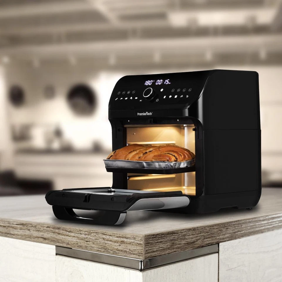 PremierTech Friggitrice ad Aria Calda - 12 litri, 10 Funzioni, Touch XXL PT12LAF - Immagine 2 di 4