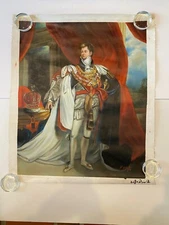 "George IV, King of England" Oil Painting, Canvas, After  Sir Thomas Lawrence