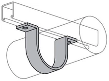 Power-Strut PS 3126 3/4, Channel Pipe Strap, Ps 3126 Hold Down Clamp, 1 PC