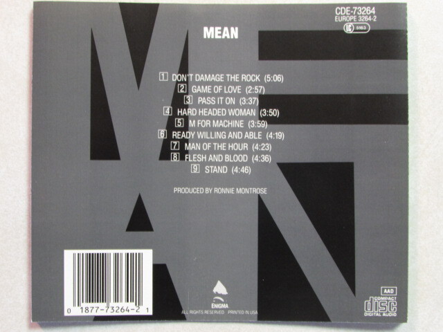レア CD MONTROSE MEAN Montrose – Mean – CDr (Album, Reissue