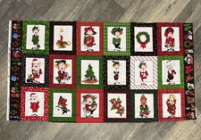 VTG Loralie Harris Holiday Delight 2006 Loralie Designs Fabric Panel 23" x 43"