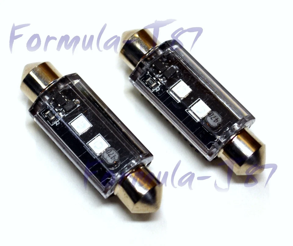 Luz LED Canbus Libre de Errores 578 5W Icy 8000K Dos Bombillas Maletero Carga Reemplazar OE Foto 4 de 4