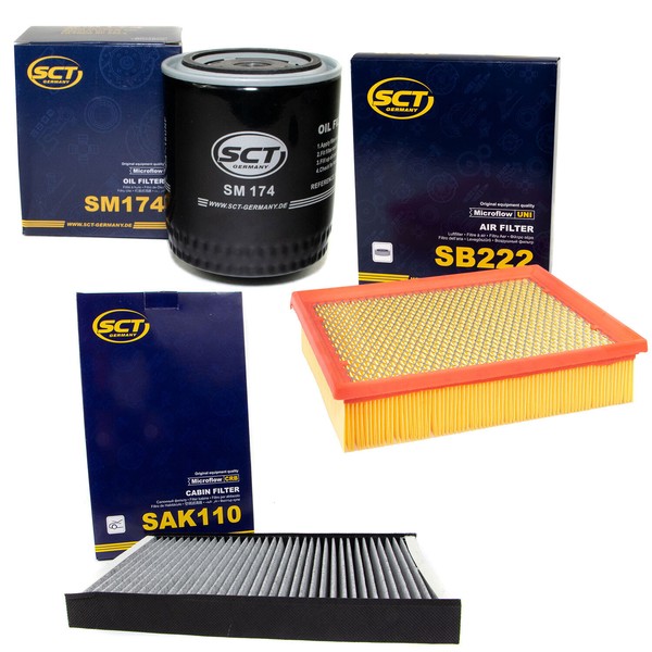 Inspektionspaket Filterset SCT FüR Audi A6 Avant 2.4 2.8 2.7 Quattro 4B2 4B5 C5-image