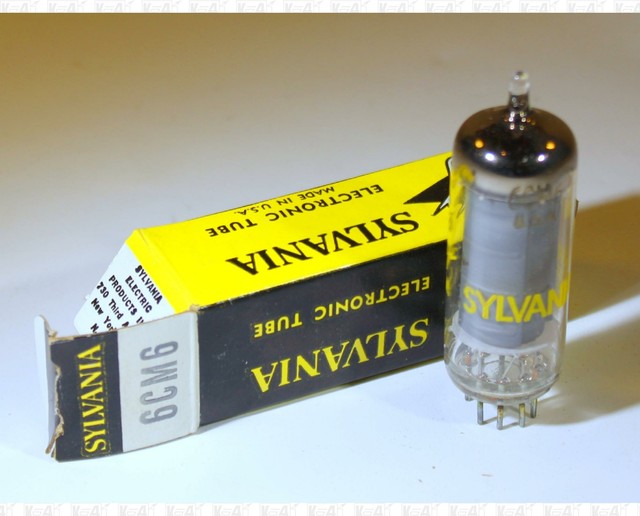 2 SYLVANIA 6CM6 Vacuum Tubes NOS Tested Matching Codes for sale online eBay