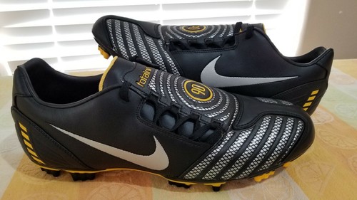 Nike Total 90 Shoot ll FG Botines de fútbol NEGRO/METALIZADO PLATA TALLA 13  MZ 318887 007 | eBay