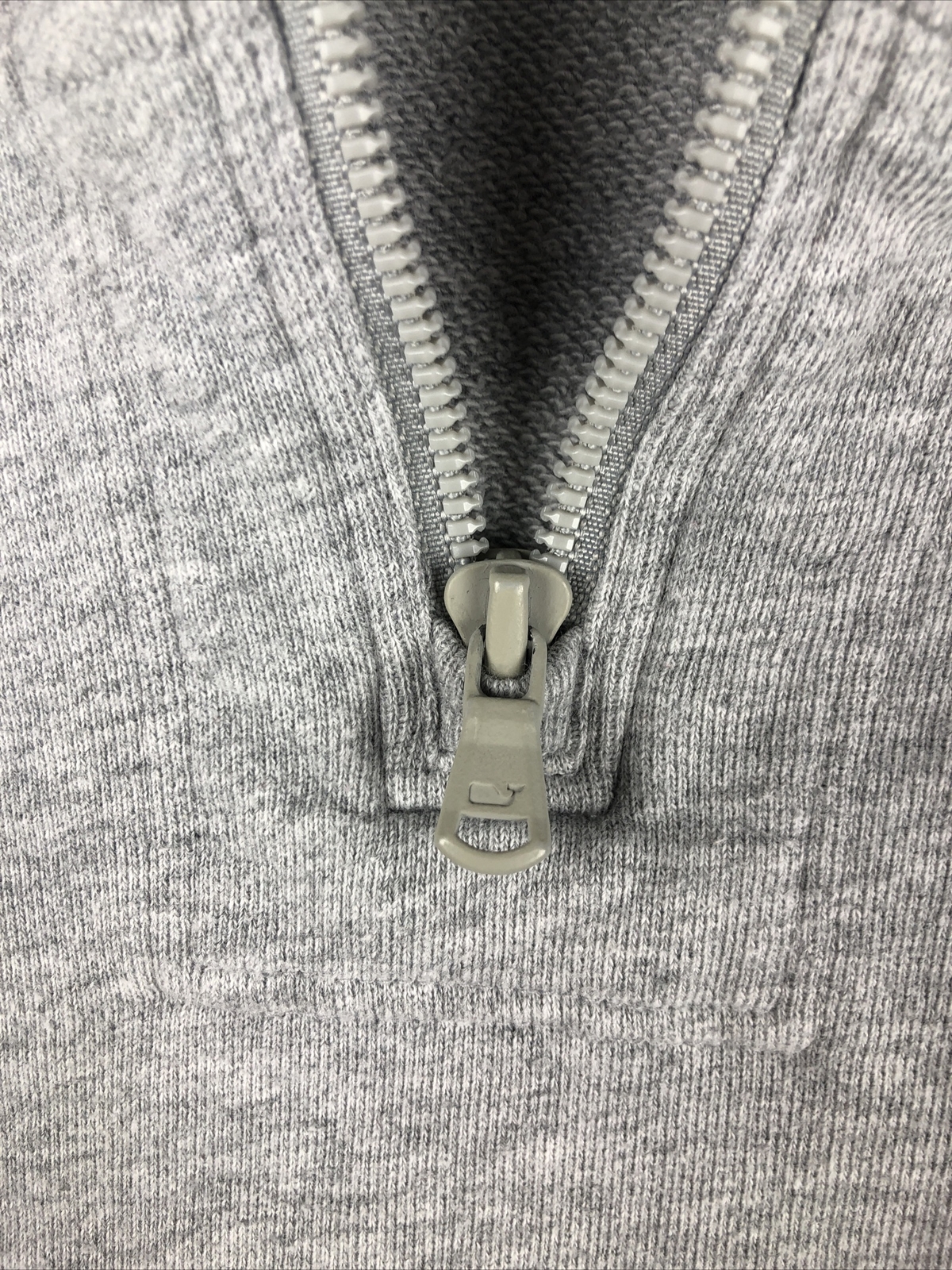 Vineyard Vines Solid Gray 1/4 Zip Sweatshirt Size… - image 7