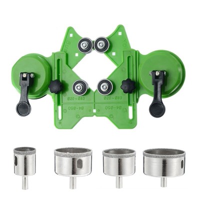 Tile Hole Locator Hole Cutter Jig Fixture for Precise and Efficient Drilling
