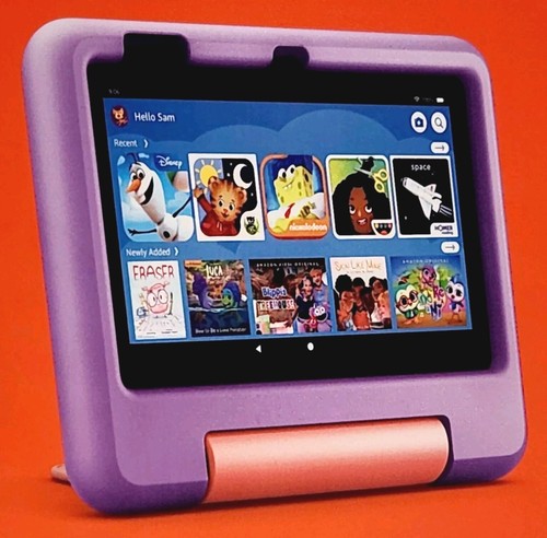 Amazon Fire 7 Kids Tablet, 7", 16GB, 12th Gen, 2GB RAM Parental Controls, Age 3+ - Picture 2 of 16