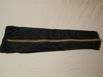 Pantalon Anti-pluie Vintage K-WAY En Nylon - Taille XS 12-14 Ans - Bleu Marine Rétro