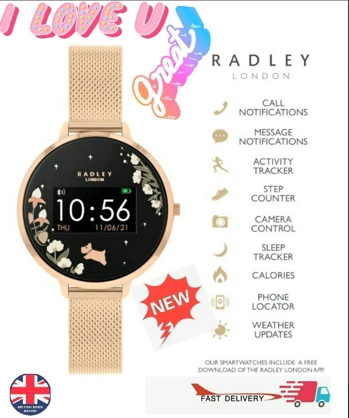 Radley London Digital Gold Smartwatch GradeRose - RYS03 Perfect women ideal gift