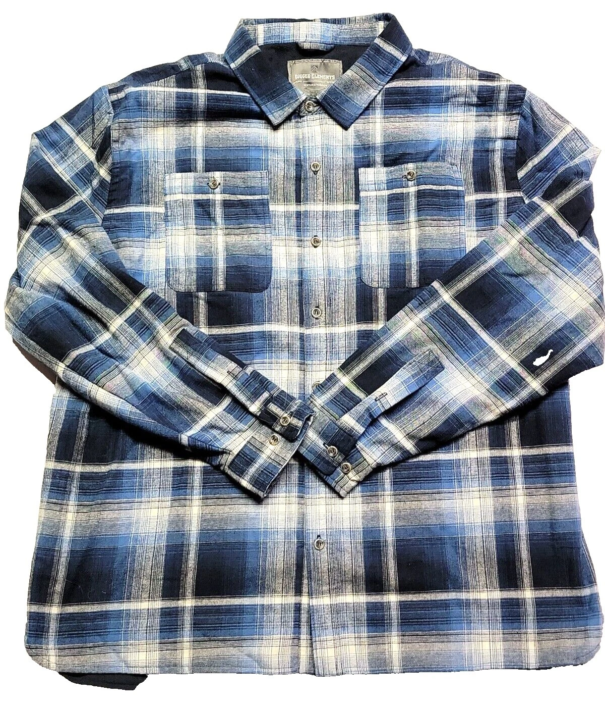 Poliéster ELEMENTS Informal Con Botones camisas para hombres