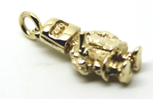 Kaedesigns New Heavy 9ct Yellow Gold / 375 Solid Ned Kelly Pendant - Imagen 2 de 12