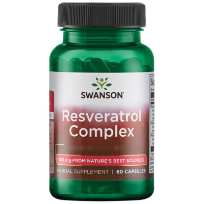 Swanson, Resveratrol Complex, 60 Kapseln - Blitzversand