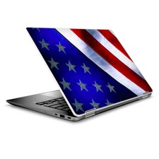 Skin Wrap for 14" HP Chromebook x360, american Flag waving USA Pride Proud