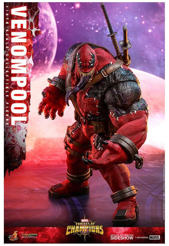 ホットトイズ　ヴェノムプール Venompool Special edition HOT TOYS VGM35 MARVEL CONTEST OF CHAMPIONS VENOMPOOL 1/6
