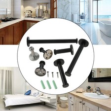 1/5Pcs Wall Hook Wall Mount Hanger Robe Towel Clothes Closet Bathroom Hanger