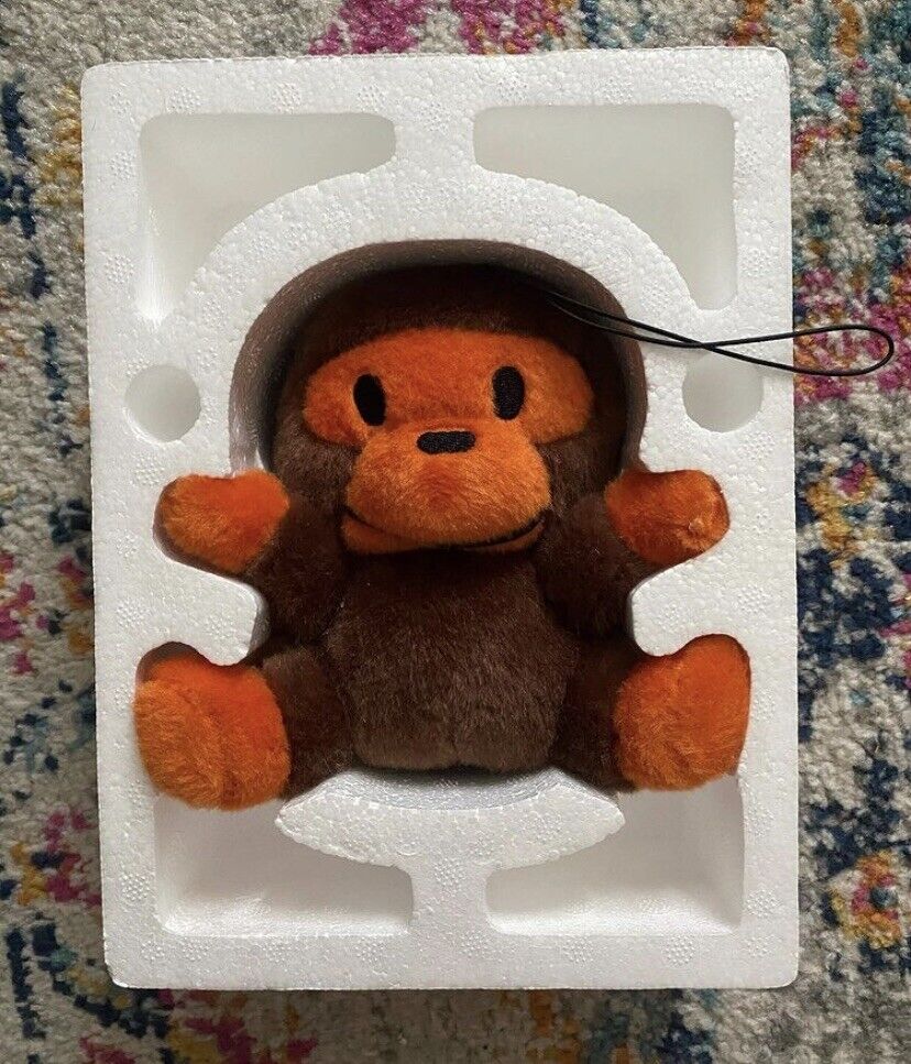 A bathing ape bape baby milo plush toy in box from 2007 S/ s