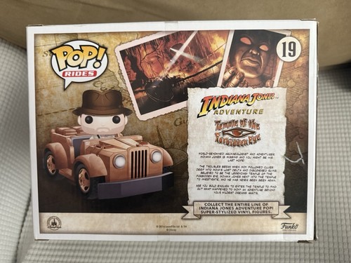 Funko Pop Rides Indiana Jones Indy's Ride #19 Disney Park Exclusive Adventure - Picture 8 of 9