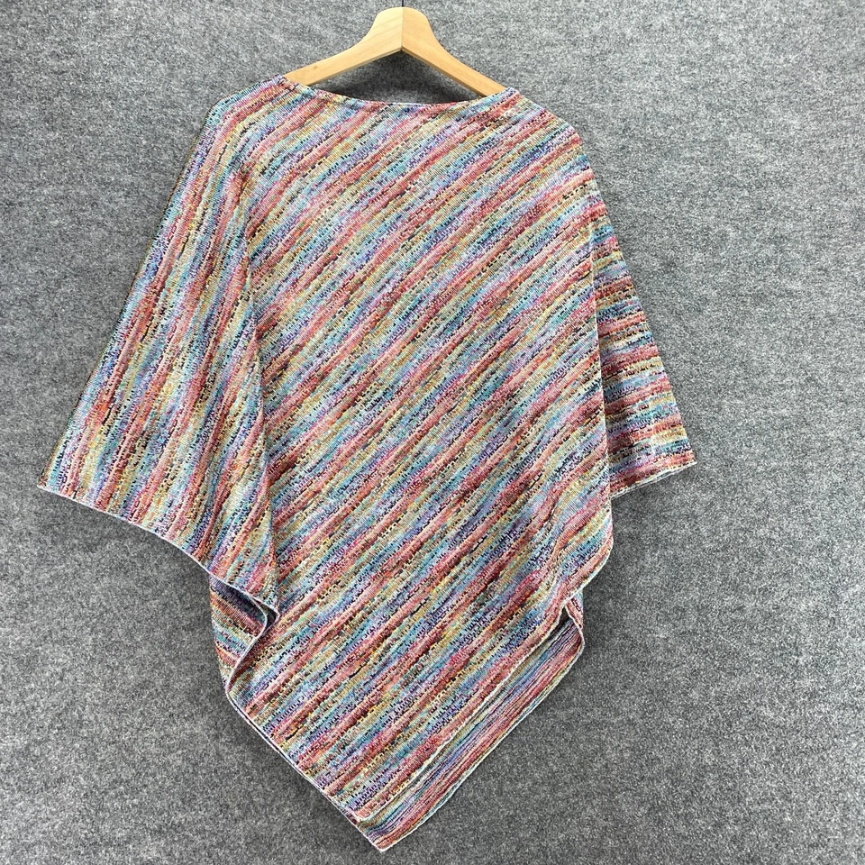 Suéter Pullover Coldwater Creek Mujer S Pequeño Azul Rayas Manga 3/4 Informal Foto 2 de 4