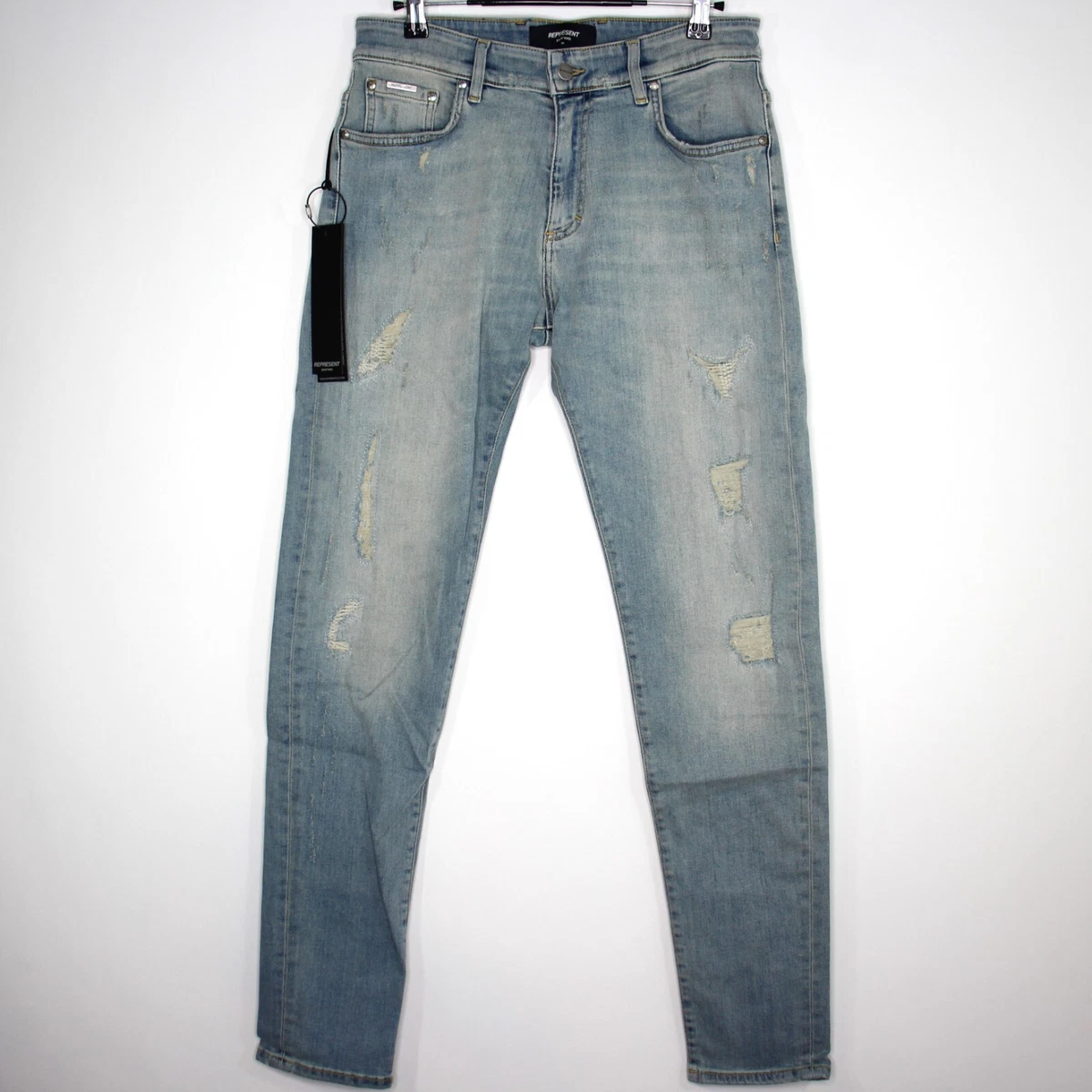 デニム+ジーンズ REPRESENT CLO acid grey jeans Represent Clo Jeans for Men for sale | eBay