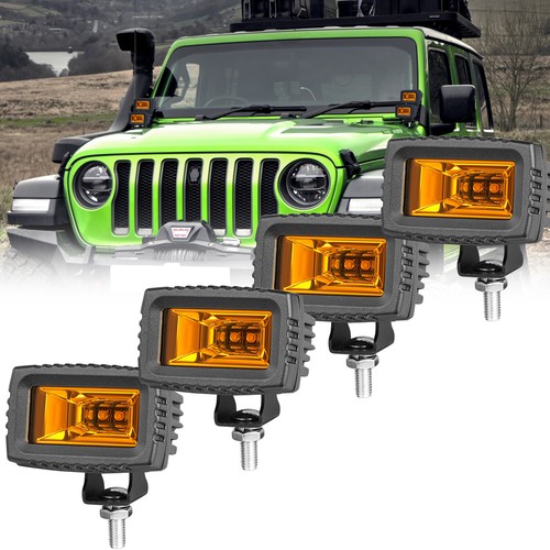 4/2.9/2.6/3" 3.5" Round LED Work Lights Spot Pods Driving Lamp FOG OffRoad Truck - Picture 157 of 183