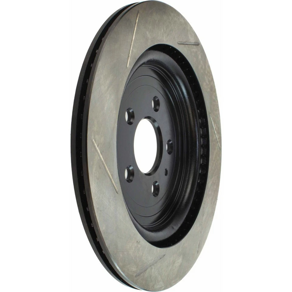 Rotor de freno de disco ranurado StopTech trasero izquierdo para Lincoln MKT 2013-2019 Foto 2 de 4