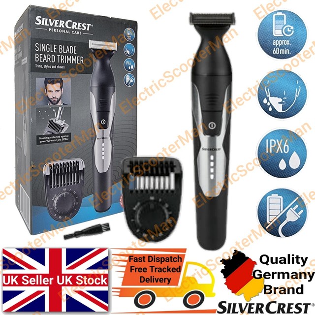 silvercrest single blade beard trimmer