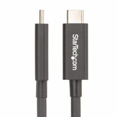 StarTech.com A40G2MB-TB4-CABLE Thunderbolt Kabel 2m 40Gbit/s Schwarz (6FT THUNDERB