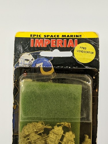 GW Epic Warhammer 40k Space Marine Imperial 7703 Vindicator Pack New 1990 - Picture 3 of 4