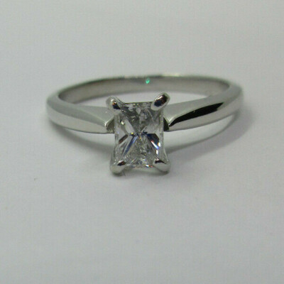 Platinum Diamond Engagement Ring Solitaire Carat F-SI2  Value=$8,950