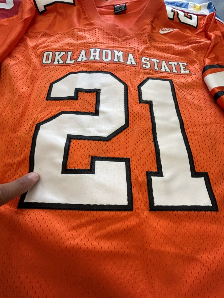 ✓ Vintage Nike 🐐 Barry Sanders 🐐Field General Jersey #21