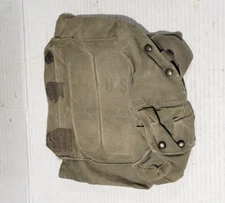 US Army Gas Mask Canvas Bag Chemical Biological Field M17 Series BAG ONLY