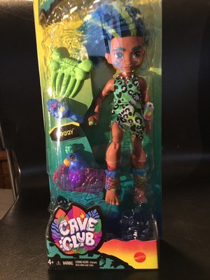 CAVE CLUB DOLL SLATE WITH PET TAGGY PREHISTORIC KIDS AHEAD OF THEIR TIME NEW