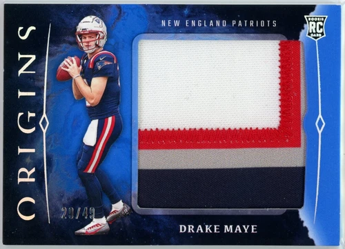 2024 Panini Origins Drake Maye #RJJ-DMA