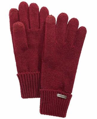 New Women's Steve Madden Boyfriend iTouch Gloves in Maroon One Size
