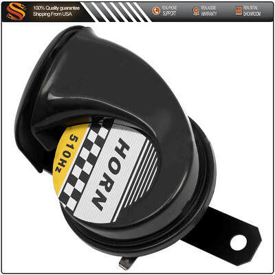 Electric Snail Air Horn 130DB 12V Super Loud Horn For Motorcycle Car Truck Boat
