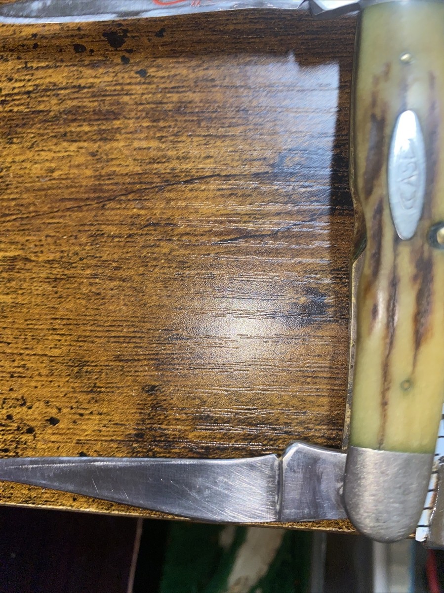 1978 Case XX RED LETTER MUSKRAT Knife GEN. STAG MUSKRAT SSP
