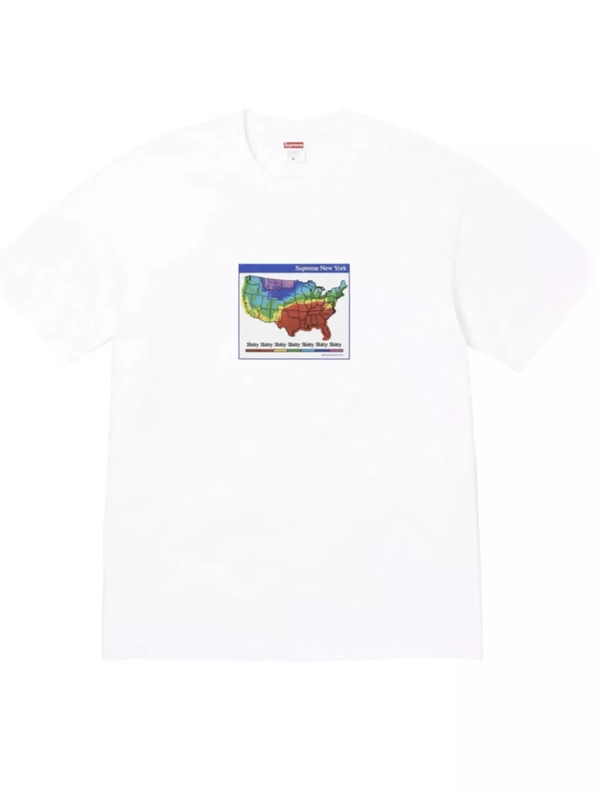 TEE SHIRT BLANC TEMPS SUPRÊME TAILLE MEDIUM 100% AUTHENTIQUE NEUF FW23 ! JAMAIS PORTÉ !