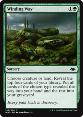Winding Way x1 NM Magic the Gathering 1x Modern Horizons mtg card